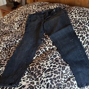 “NEW” Aeropostale Women's Black Wash Skinny Jeans